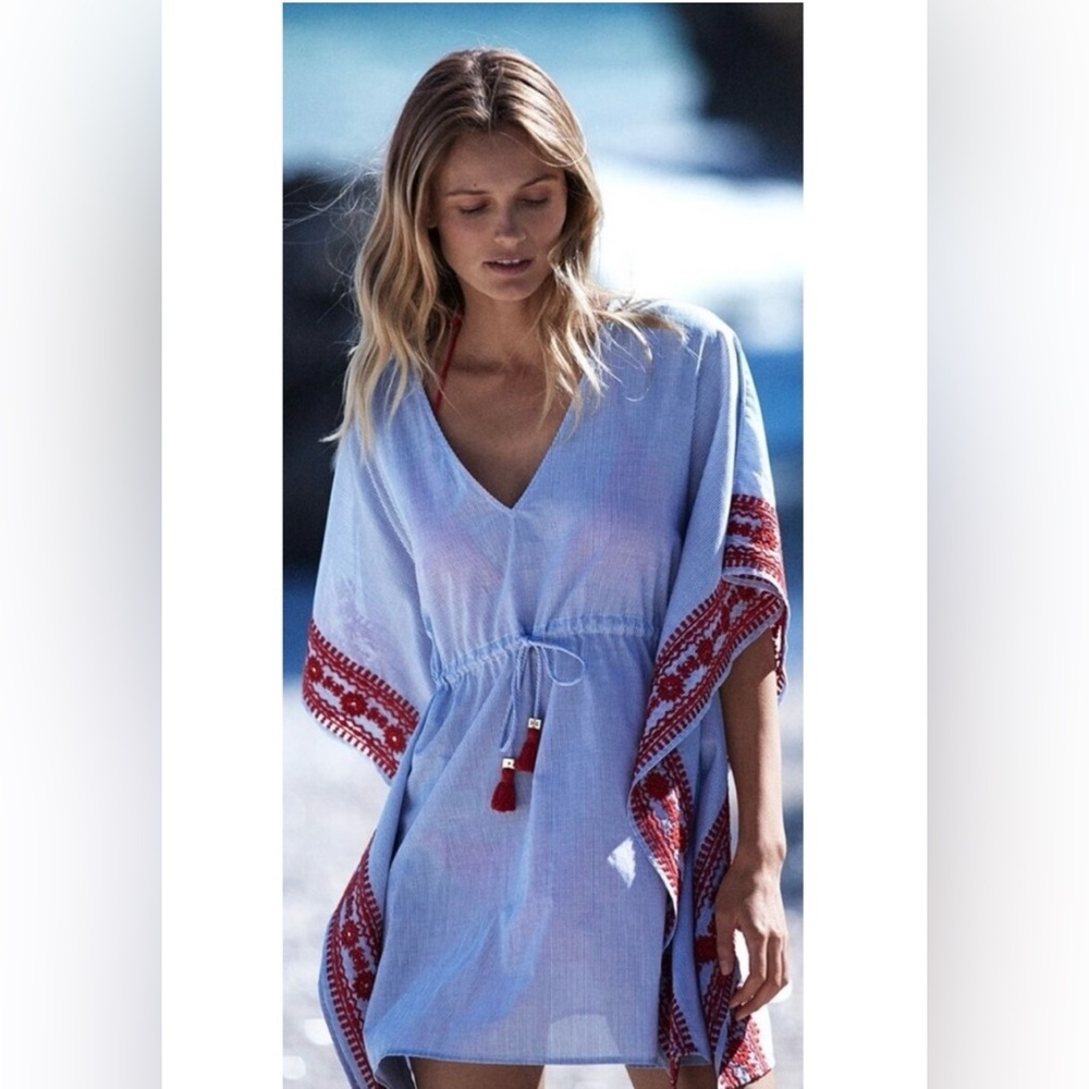 Tory Burch Caftan M/L Ravena Beach Swim Coverup